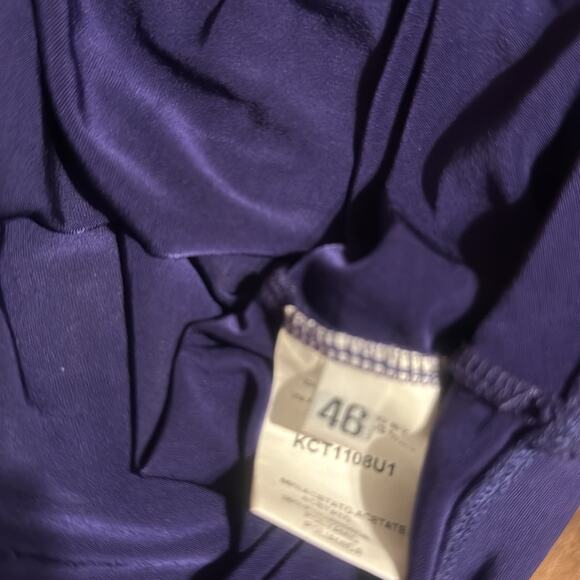 Elegant Dark Purple Women's Top - Picture 4 of 4